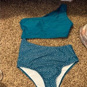 Two One-Piece Swimsuits